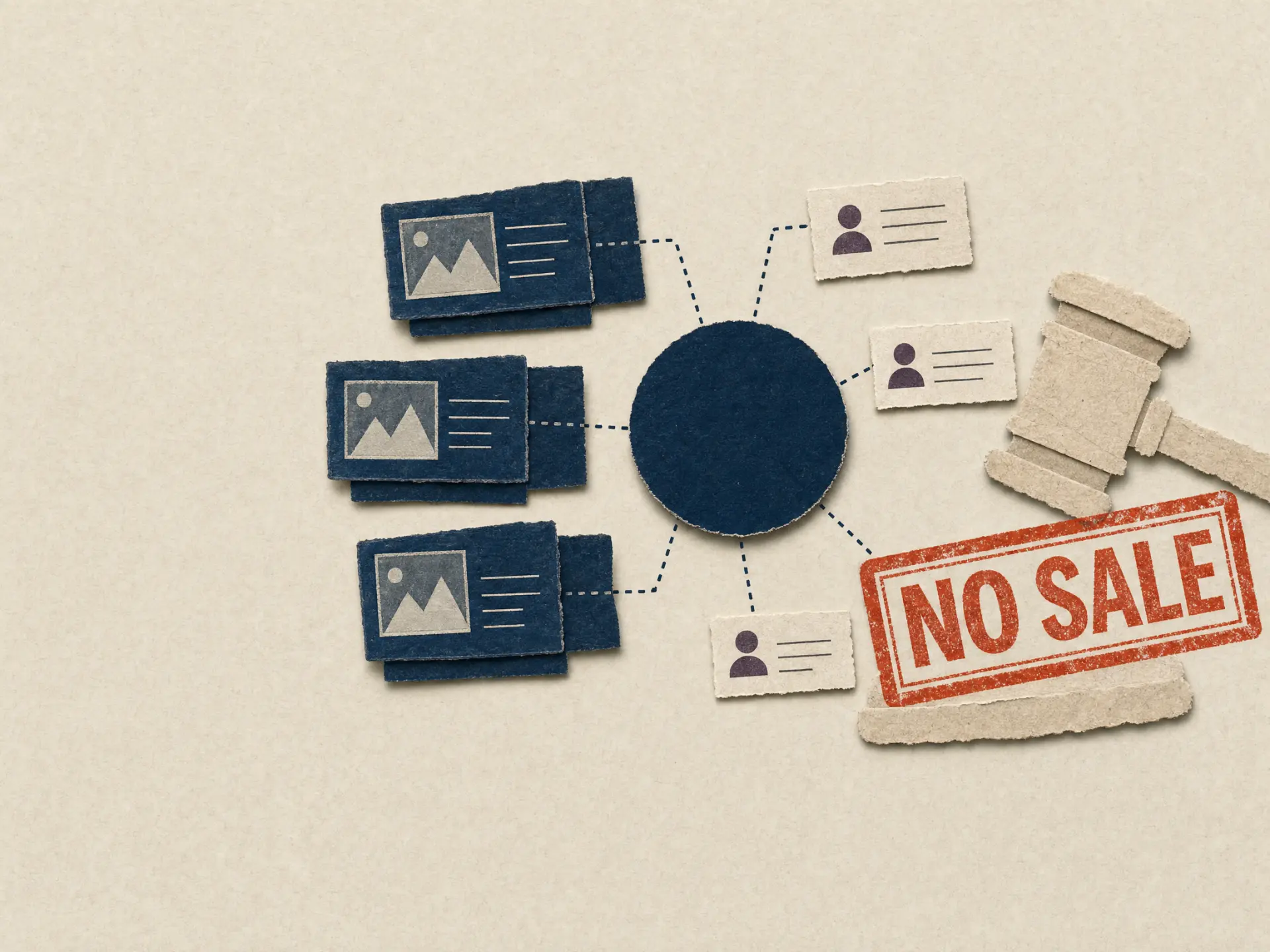 Torn banknote editorial report artwork