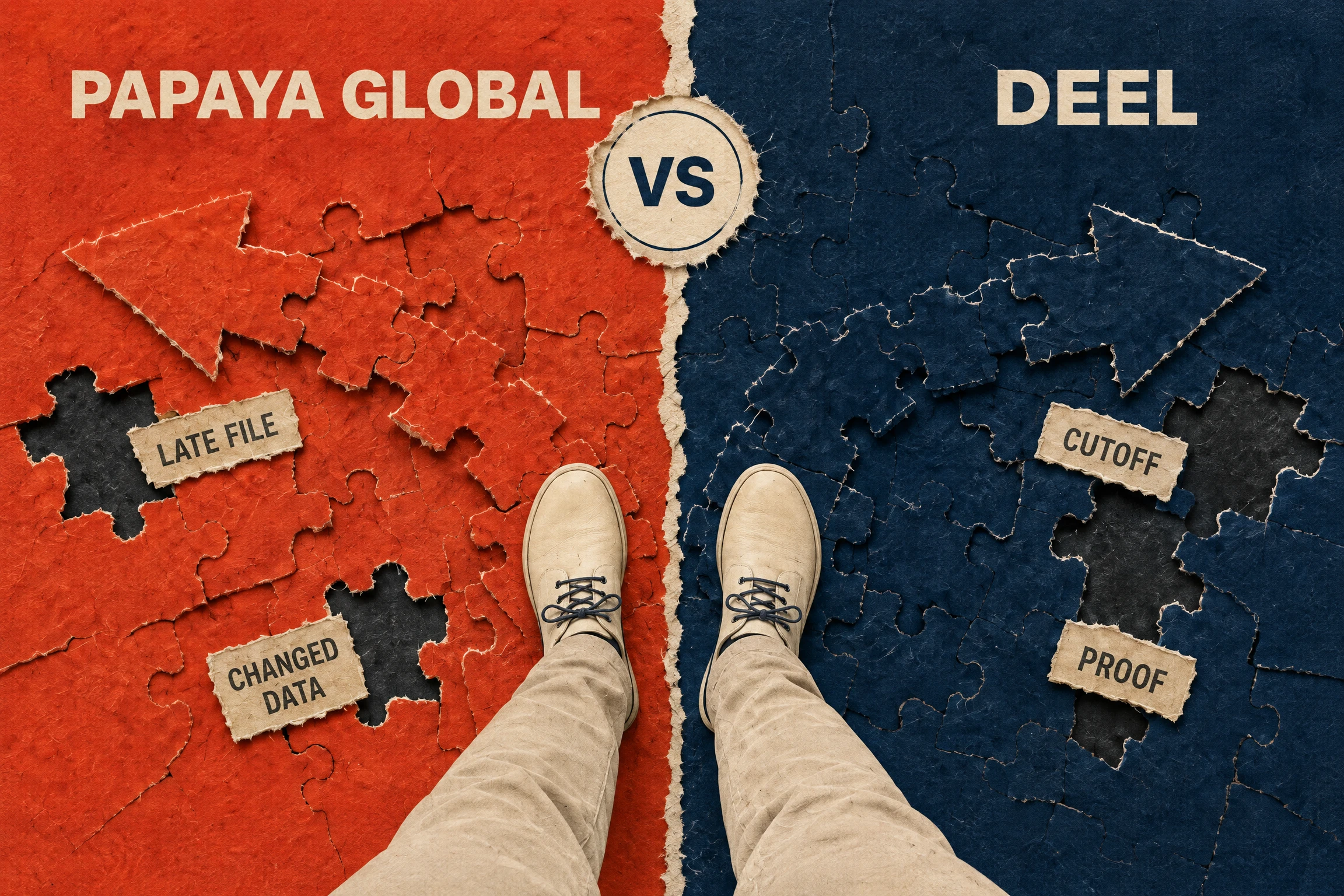 Papaya Global versus Deel at payroll cutoff