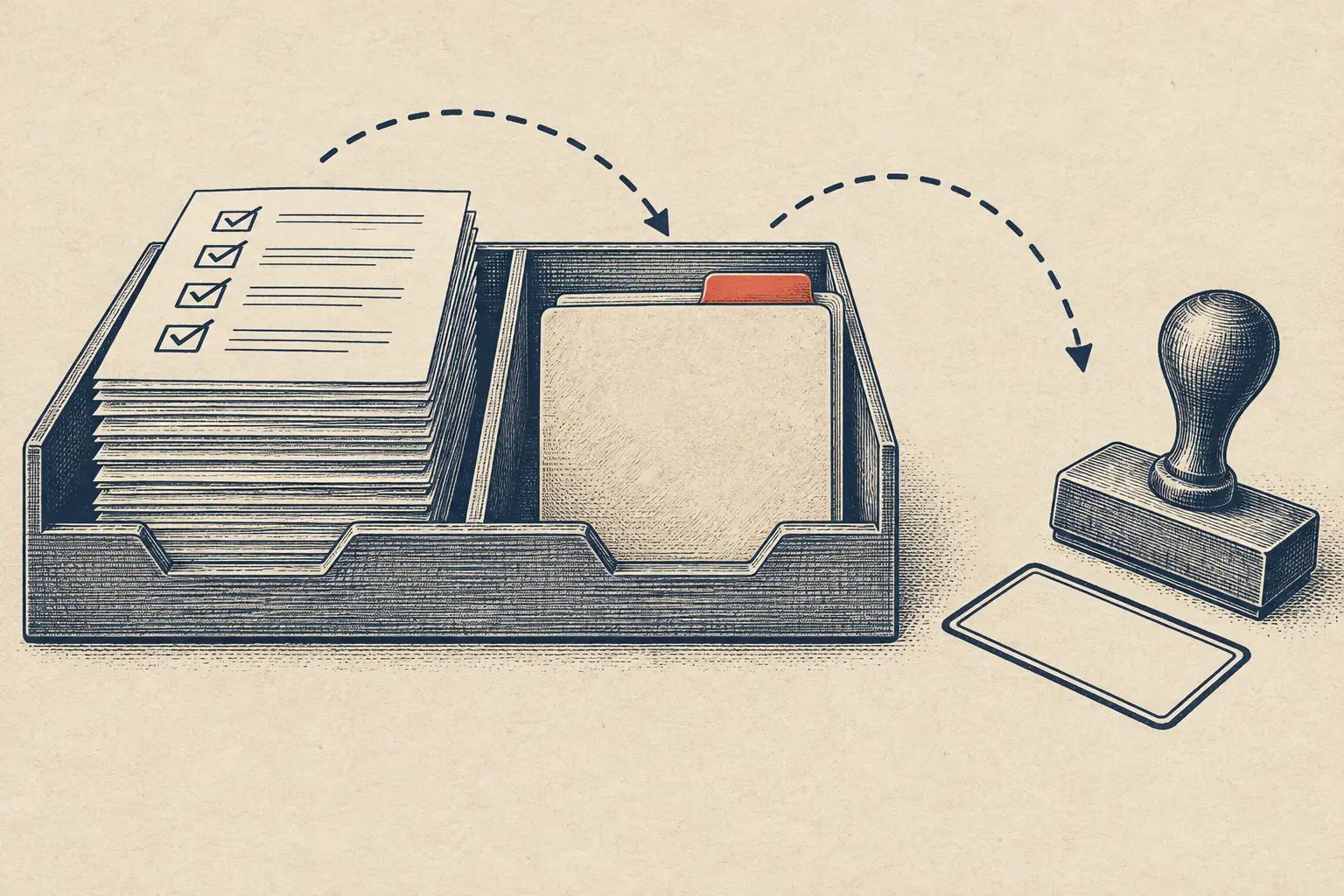 ILLUSTRATION: THE REVIEW HANDOFF · PAPAYA GLOBAL